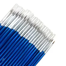 Тонкая деталь кисти ручная роспись крюк линия ручка для рисования миниатюрная Кисть ручка заправка товары для рукоделия 10 шт./партия