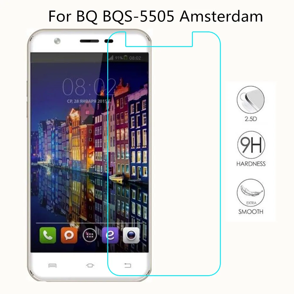 Закаленное стекло для BQ BQS-5505, защитное стекло на экран телефона, защитная пленка для BQ BQS-5505, закаленное стекло
