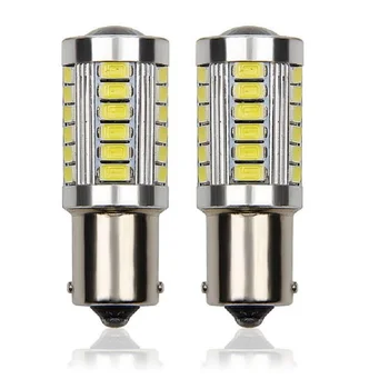 

Car LED Light 5630 33SMD Lens 1156/P21W Automobiles Brake Back Taillight Fog Lamp Turn Signal Exterior Light-emitting Diode Bulb