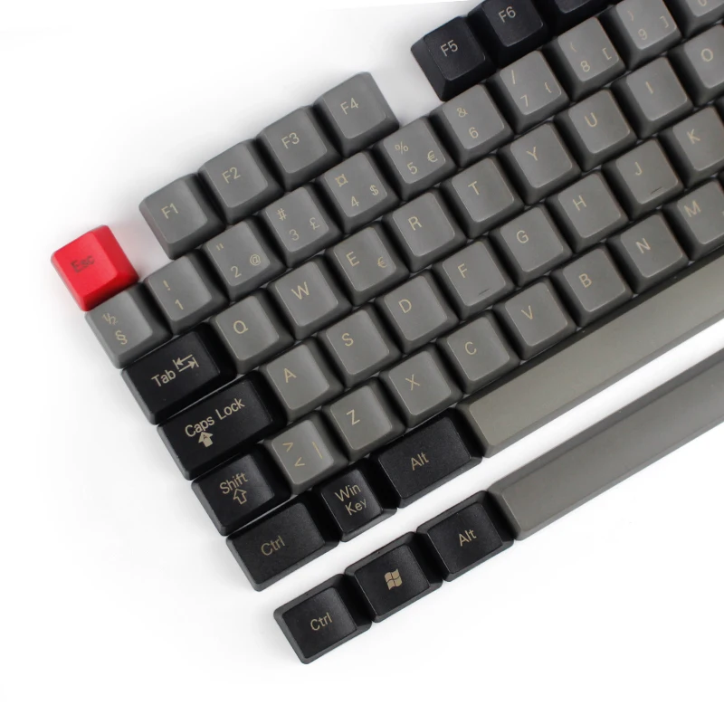 Топ печатных pbt keycaps нордическая раскладка iso oem профиль для usb игровая механическая клавиатура