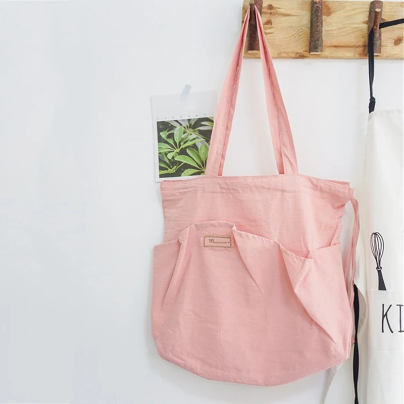 

2019 Shopping Bags Women Foldable Tote Bags Portable Canvas Eco Grocery Bags Large Capacity Handbags Reusable Shopping Bags