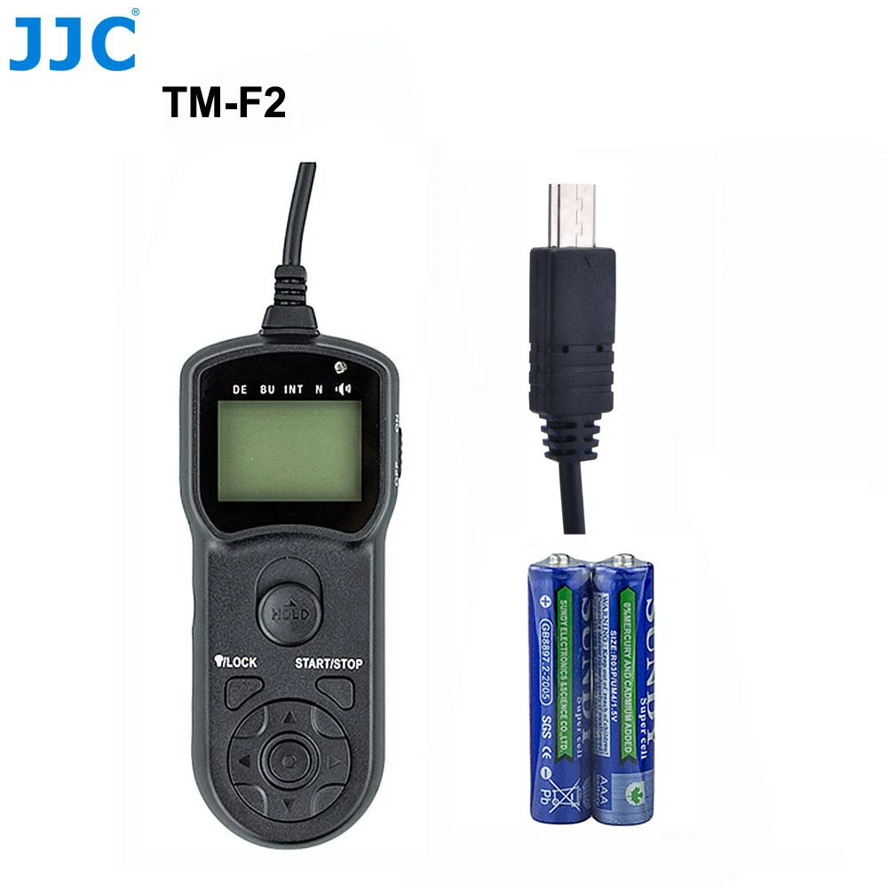 JJC проводной таймер Дистанционное управление Спуск затвора объектива шнур для Sony A58/A7/A7 II/A7R/A7R II/ a7S/A7S II с несколькими Интерфейс - Цвет: TM-F2