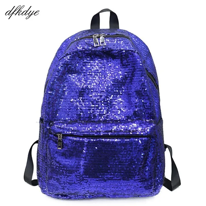

Cute Backpack Women High Quality Sequin Designer Backpacks For Teenage Girls Bling Fashion Brand Sliver School Bag Bagpack
