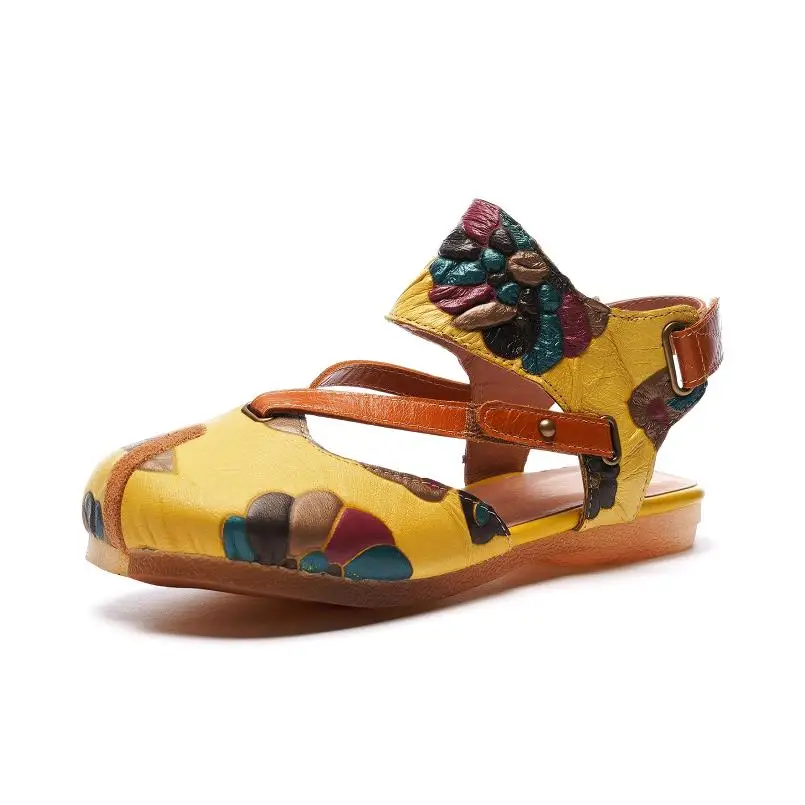 

Women Sandals Summer Shoes baotou Slip On Flat Sandals For Woman Roman Style Sandal Mujer Sandalias Ladies Flip Flops