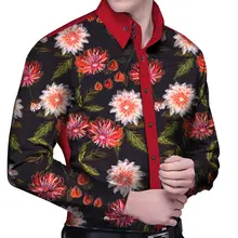 Рубашка в африканском стиле Африканский Дашики Лоскутные рубашки топы с принтом Базен платье Базен Риш рубашки Формальные Пиджаки Костюмы рубашки бизнес WYN468