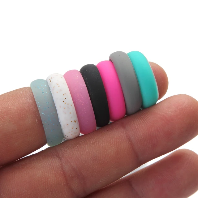 Fashion Cool Hypoallergenic Flexible Silicone Rubber Brand Ring Punk Style Rings Fashion Cool Hypoallergenic Flexible Silicone Rubber Brand Ring Punk Style Rings