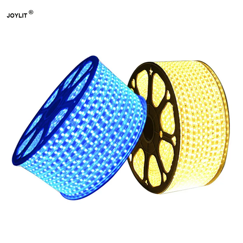 

2M/lot 220V IP67 120LEDs/meter 3colors changeable Ultra Bright Flexible 5730 SMD LED Outdoor Garden Home Strip Rope Light