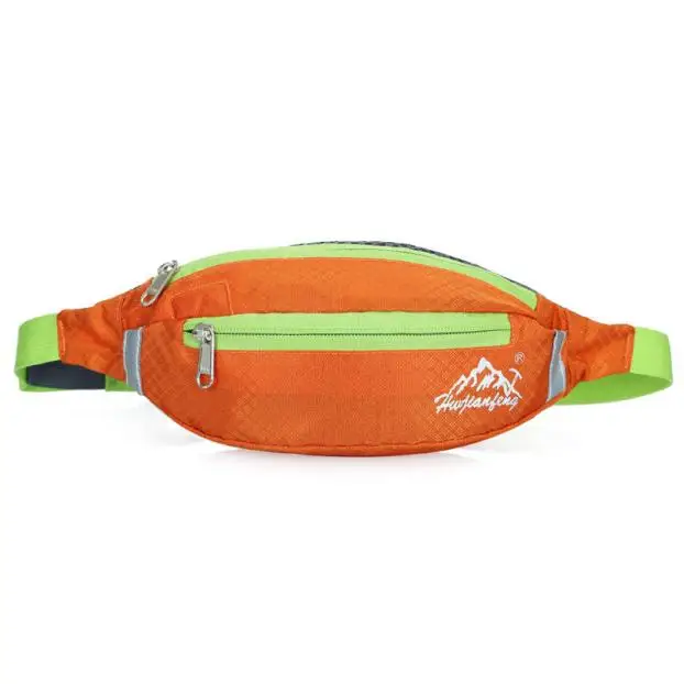 Сумка унисекс для бега, удобная сумка для путешествий, походная Спортивная поясная сумка на пояс, сумка на молнии для мобильного телефона, сумка для бега - Цвет: orange