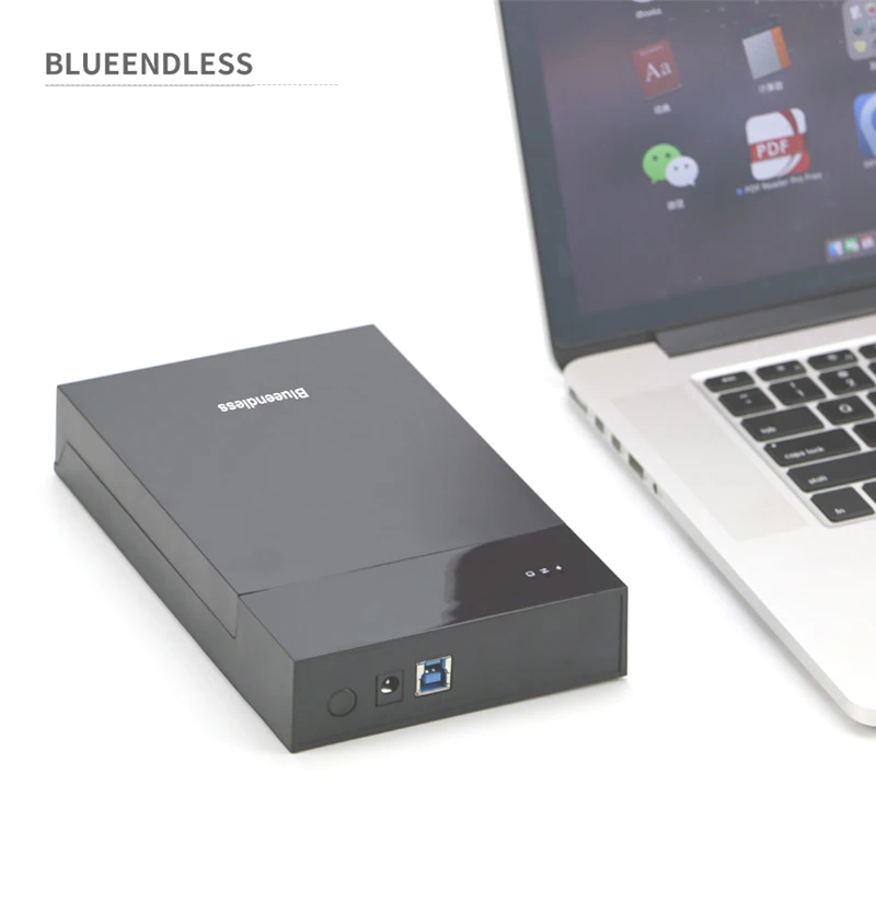 send from RU high speed USB 3.0 case sata for 6TB hard disk tool free hdd Enclosure portable (7)
