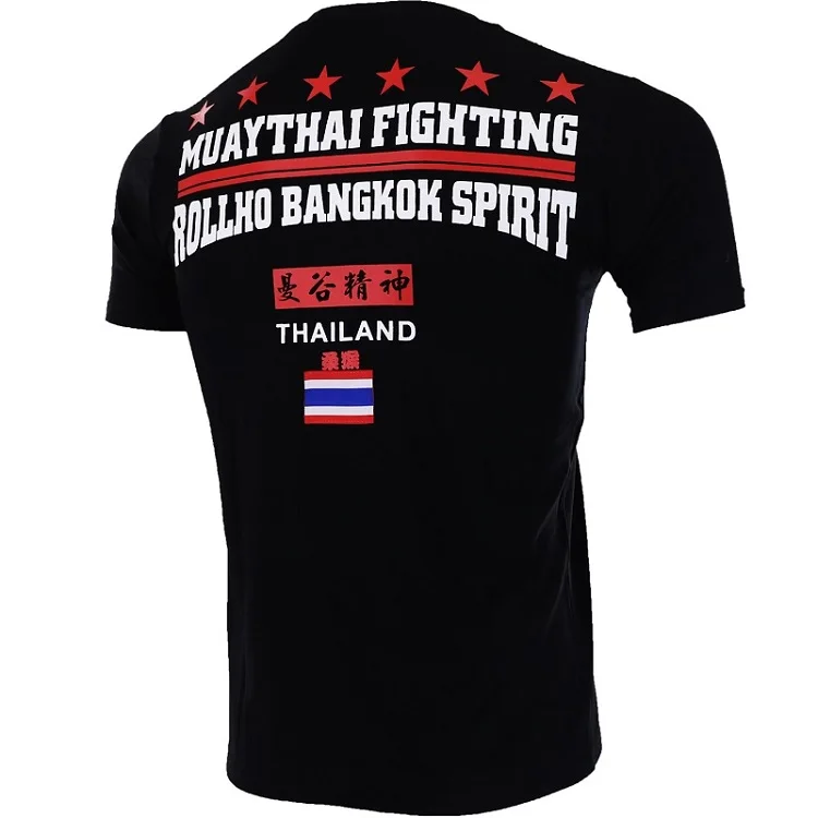 Мягкая обезьяна ROLLHO fighting sport MMA футболка с короткими рукавами тайский боксерский