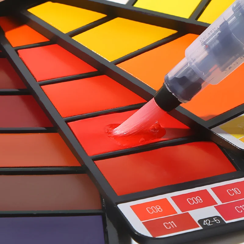 Billig BGLN Tragbare Feste Aquarell Malen Set Mit Pinsel Helle Farbe Aquarell Malerei Pigment Set Für Student Kunst Liefert