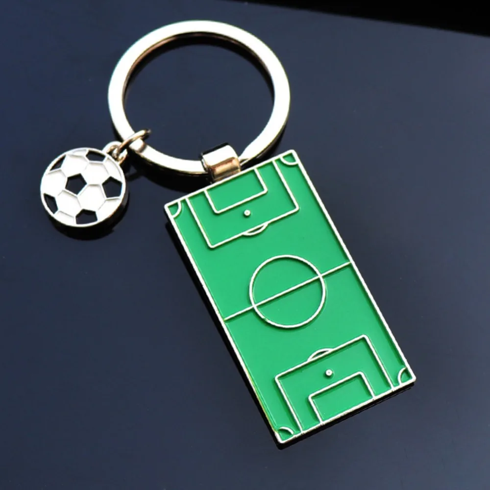

Football Field Soccer Pendant Key Chain for Men Women Key Rings Keychain Bag Car