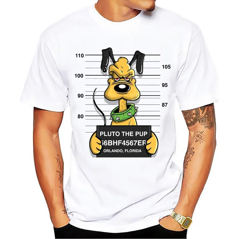 Новинка, футболка с принтом Микки Мауса, Мужская футболка в стиле хип-хоп, Повседневная футболка с изображением забавной собаки, топ, harajuku, уличная футболка - Цвет: 2