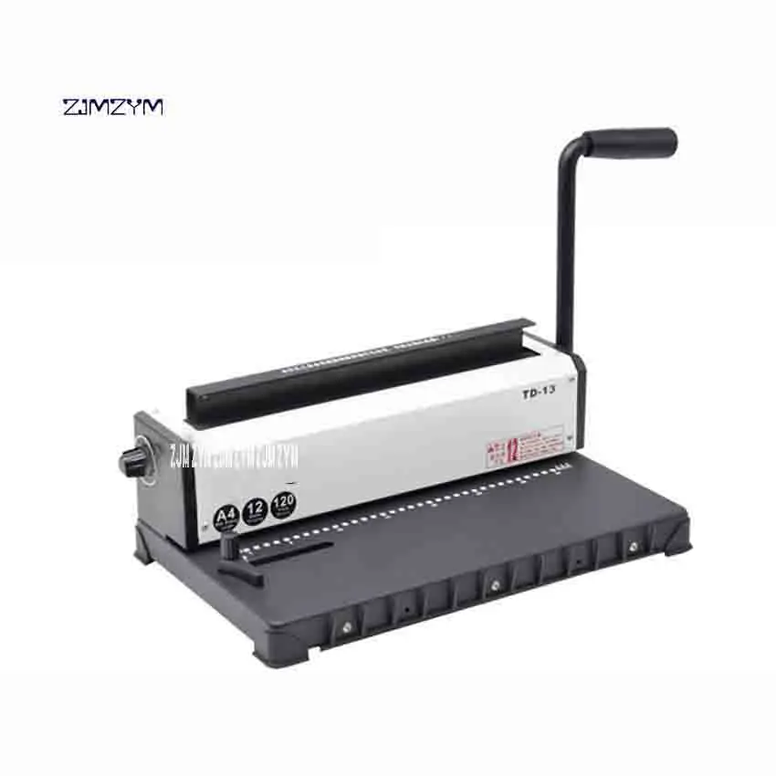 Coil Calendar Binding Machine 34 Square Hole Punching Binding Machine