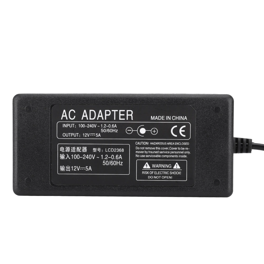 12 V 5A Питание адаптер 60 Вт 4 контактный ноутбук/Тетрадь зарядный адаптер
