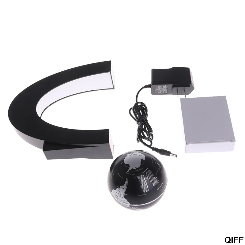

Drop Ship&Wholesale C Shape Magnetic Levitation Floating Globe World Map with LED Light US Plug Gift May06