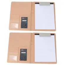 Multifunctional Business Meeting Notebook Folder File with Calculator Office Supplies Multifunctional Folder File