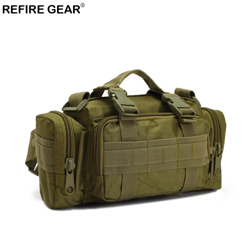 Refire gear наружная поясная сумка походная камуфляжная нейлоновая поясная Сумка Molle плюшевый пояс петли сумки Мужская сумка на плечо