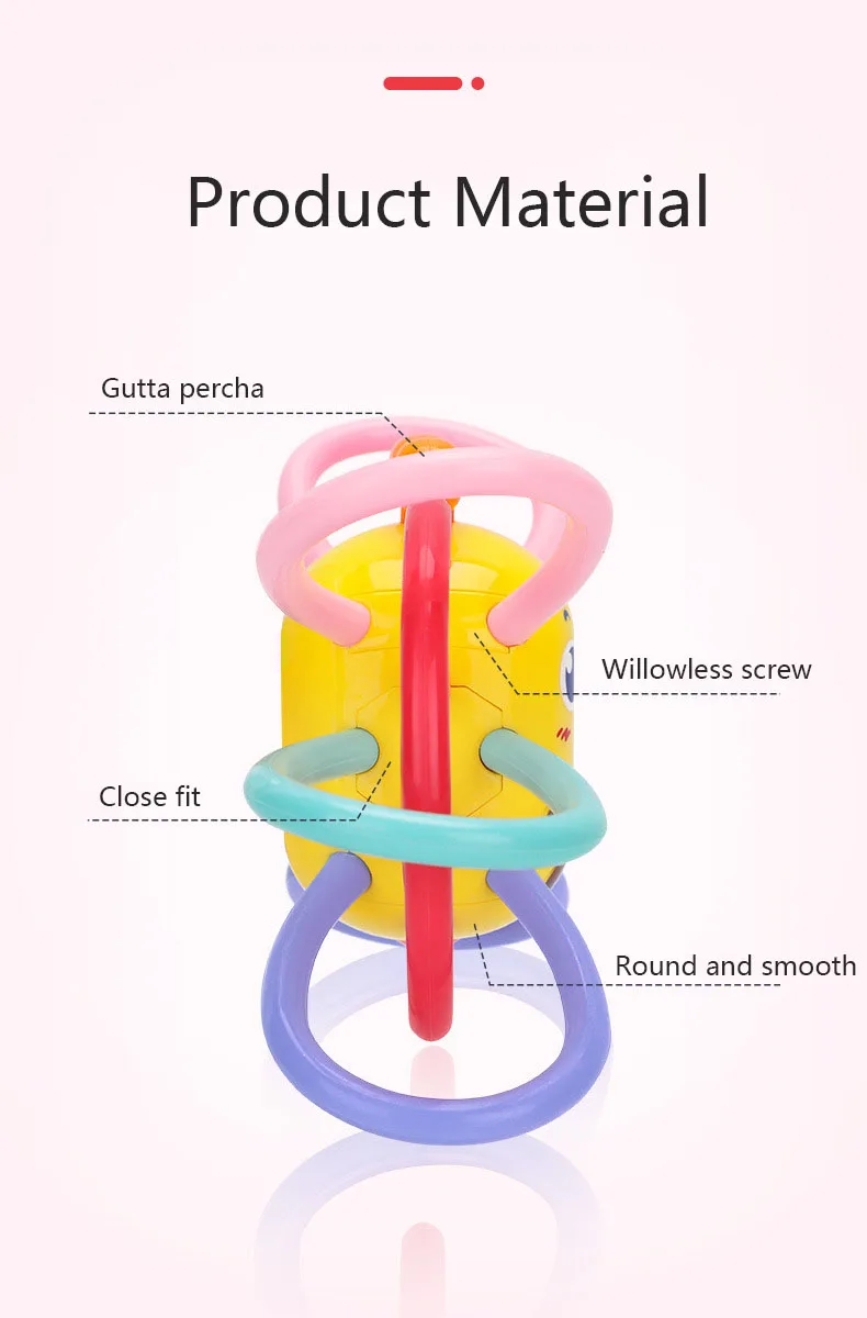 Раннее образование для младенцев и маленьких детей может жевать gutta-percha, ручное кольцо и кипячение воды ребенок молярный помощник игрушки