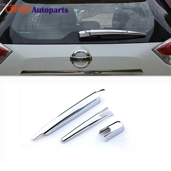 ABS Chrome Rear Window Wiper Cover Trim for Nissan Rogue X Trail 2014
