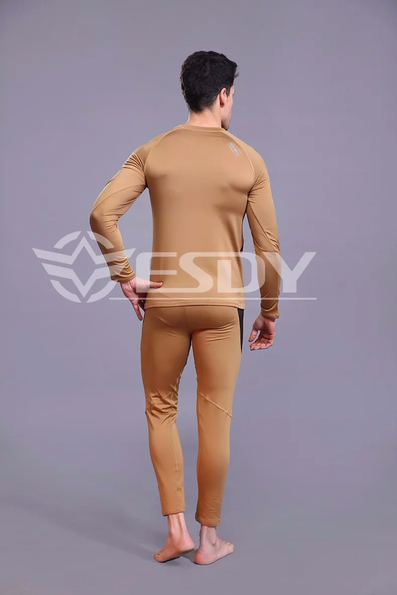 winter new men thermal underwear sets compression fleece sweat quick drying thermo underwear men clothing Long Johns fleece long johns