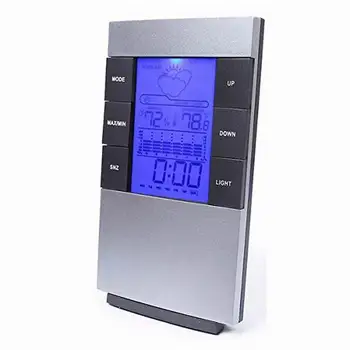 

Electronic Temp Humidity Weather Forecast Clock Luminous Digital Hygrometer