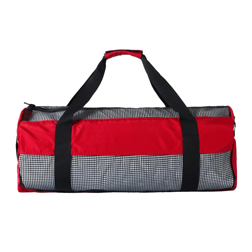 Heavy Duty Large Scuba Diving Snorkel Mesh Gear Bag Carry Holdall for Surfing Boating Camping Hiking Outdoor Tools Accessories