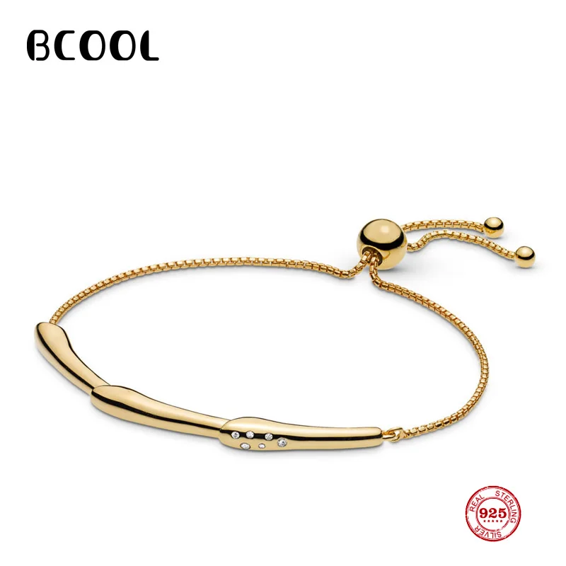 

DIY Jewelry Female Charm Fashionable Silver 925 Original Bracelet, New Spring Bud Flower Branch Bracelet and Tie Jewelry Gift