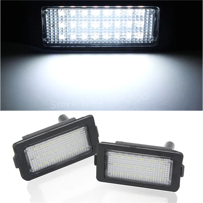 2x24 светодио дный 3528 SMD номерной знак свет для BMW E38 7 серии 740i 740iL 750iL 1995-2001 белый 12 В