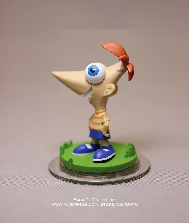 Мини Экшн фигурка из пвх Disney Phineas and Ferb 7 5 см модель осанки коллекционная аниме