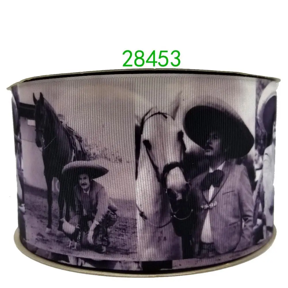 50 ярдов мультфильм напечатанный grosgrain ленты 28451 - Цвет: 28453