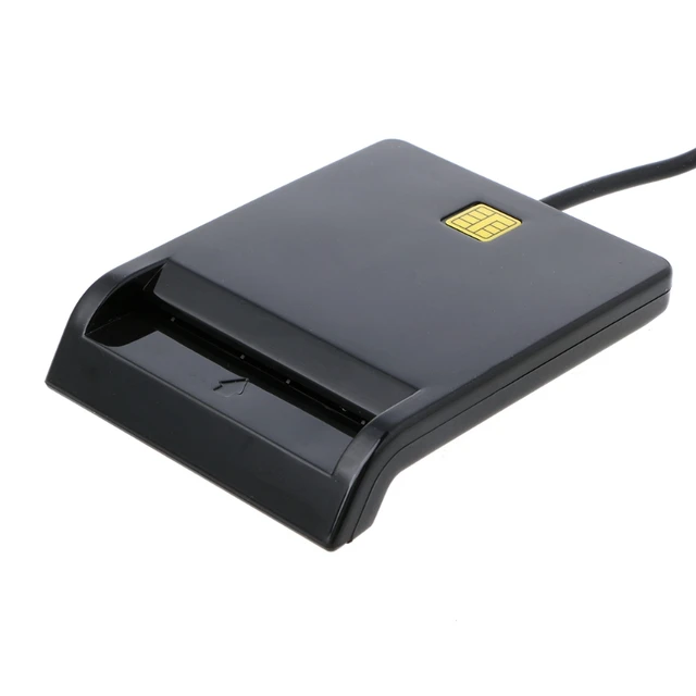 Smart Card Reader Adapter Military USB Common Access EMV For SIM/ATM/IC/ID Card free shipping ...