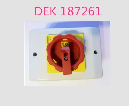 para o Interruptor Principal de Alimentação Máquina de Impressão Marca Original Novo Asm Dek 187261