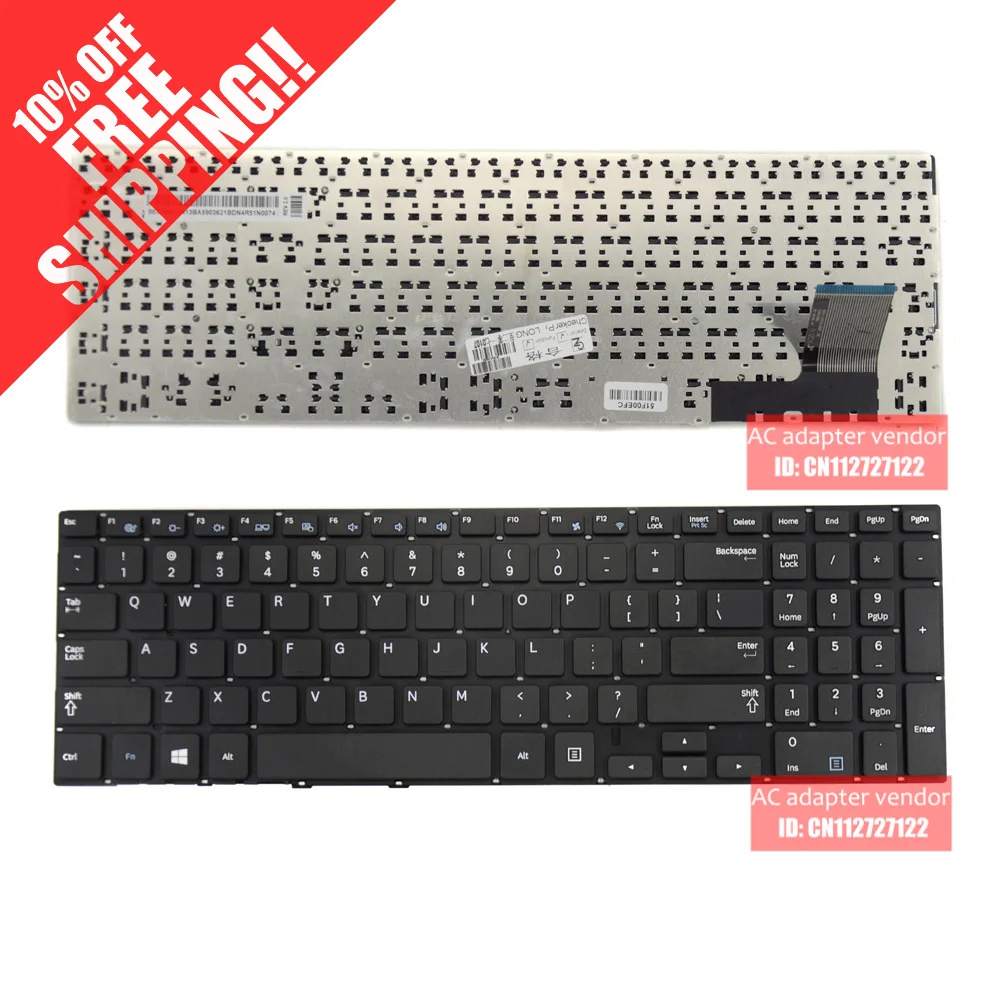 Черная клавиатура для ноутбука samsung 370R5C 370R5E 470R5E 510R5E 270r5e | Компьютеры и офис