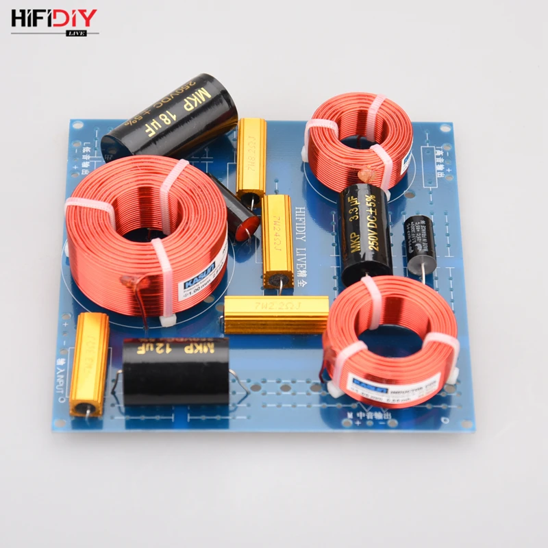 HIFIDIY LIVE DIY high-end Hi-Fi 3Way 3 динамик(твитер+ Средний+ бас) динамик s аудио кроссовер с делителем частоты фильтры US-385