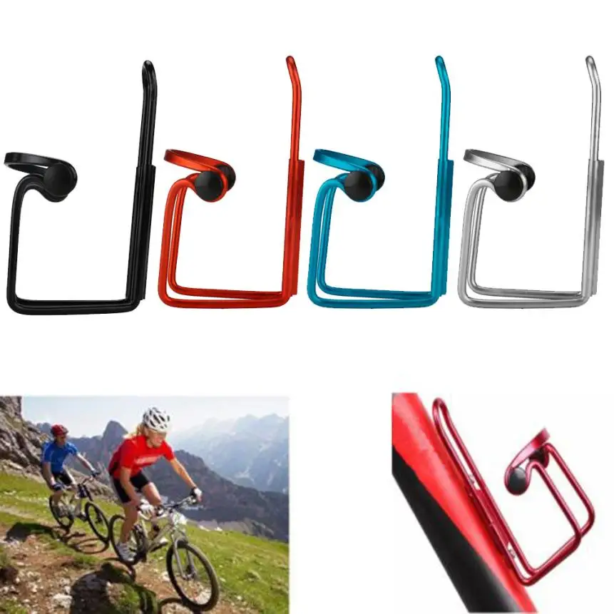 Aluminum Alloy Bike Bicycle Cycling Drink Water Bottle Rack Holder Cage Bracket