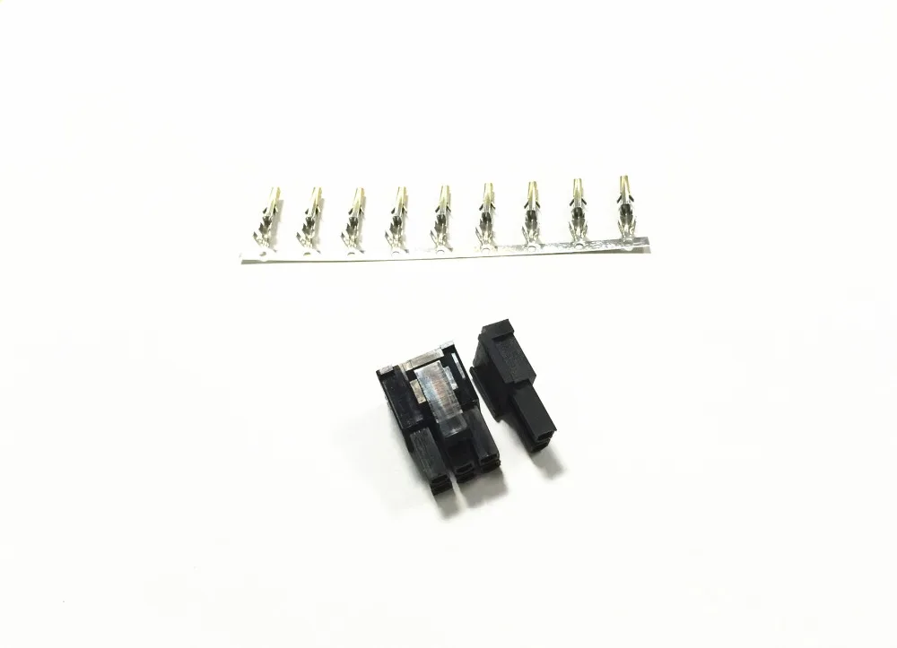 100PCS NOVO 4.2mm preto 6 + 2PIN