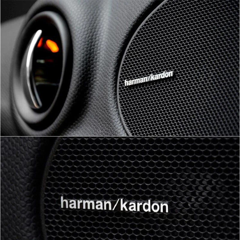3D металлический алюминиевый сплав Harman Kardon аудио динамик наклейки аксессуары