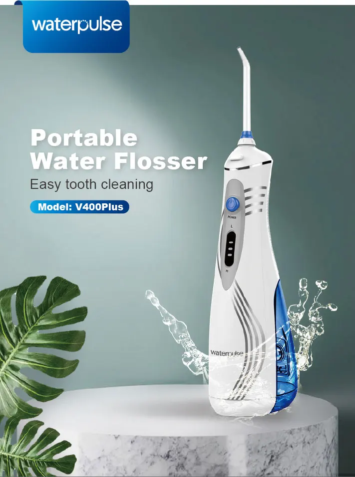 Waterpulse V400P с Бесплатная Сумка компактный ороситель для полости рта