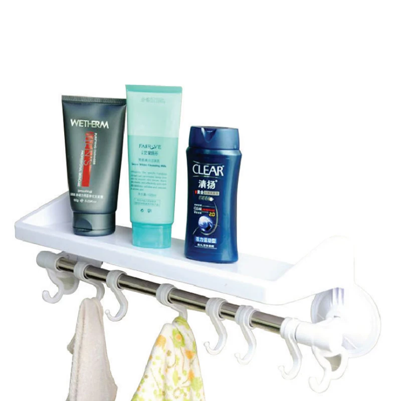 1 قطع بسيطة الحياة مصاصة الحمام الجدار شنقا رف جدار الحمام تخزين الرف اكسسوارات المطبخ