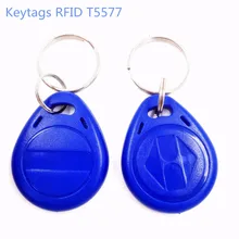 Porte-clés d'identification EM RFID 125KHZ, 1 pièce, contrôle d'accès de proximité, étiquette inscriptible T5577