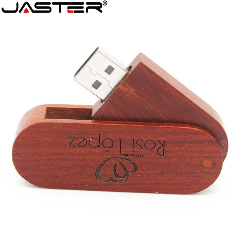 JASTER Пользовательский логотип деревянный abl деревянный брелок usb флэш-накопитель 4 ГБ 8 ГБ 16 ГБ 32 ГБ 64 ГБ фотография свадебный подарок перо диск