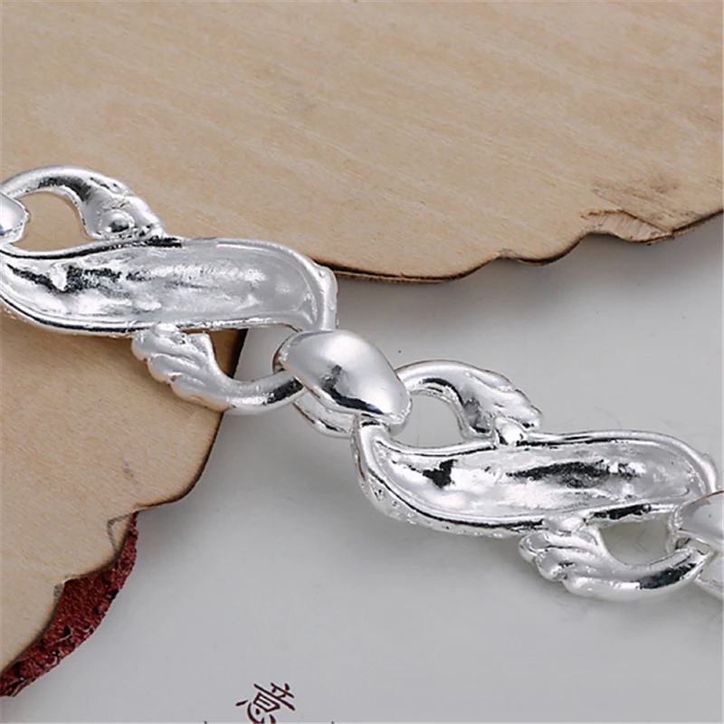 DOTEFFIL 925 Sterling Silver Bracelet Bangle Cuff Man Women Dragon Bracelet Fine Jewelry Party Christmas Gift