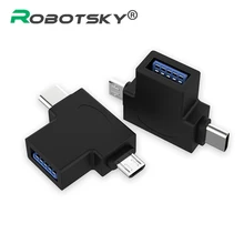 OTG адаптер для Micro usb type C Android Phone USB 3,0 зарядный кабель синхронизации данных для samsung Xiaomi huawei Tablet USB-C компьютера