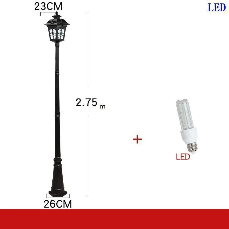 Surya Farola Eclairage Iluminador Jardin Strassenbeleuchtung вне светильник Exterieur Плаза светодиодный светильник Uliczna уличный светильник - Испускаемый цвет: Number  1