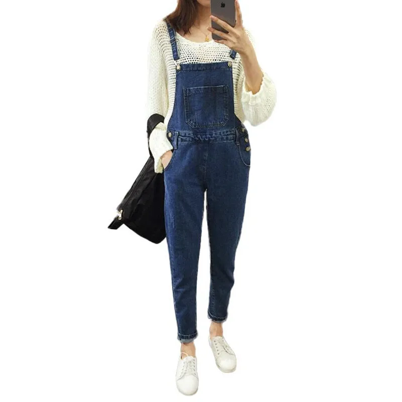 Women's New Style Casual Street chic Slim Shaping Skinny Jeans Overalls