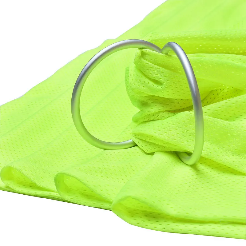Дышащий детский пляжный водный слинг с кольцом, летняя обертка, Быстросохнущий рюкзак для душа для бассейна, детская одежда для плавания, детский слинг-переноска - Цвет: Green 220x55cm
