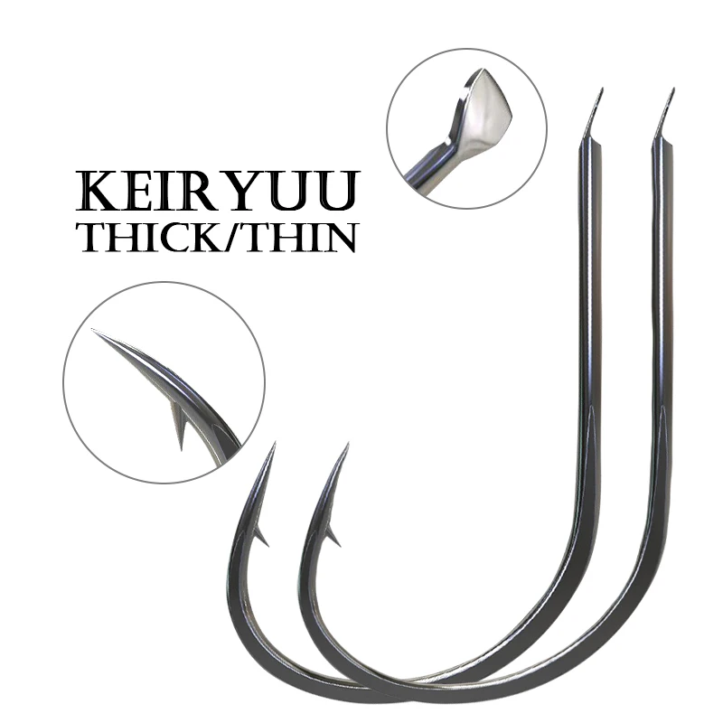 

100pcs/Lot Barbed Fishing Hooks Black Circle High Carbon Steel Sharpened Bait Tackle Strong Thick Thin Fishhook Size 1 2 3 4 5 6