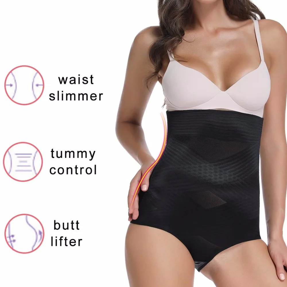 Women Seamless High Waist Slimming Tummy Control Knickers Pant Briefs Shapewear Underwear Body Shaper Lady Corset Butt Lifter