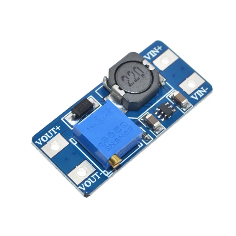 WAVGAT 5 шт. MT3608 DC-DC повышающий преобразователь усилитель питания модуль повышающий плата макс. выход 28 в 2A для Arduino